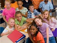Kids in class